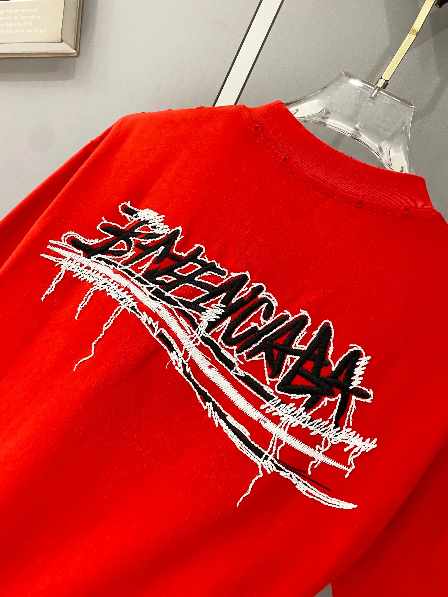 BALENCIAGA/ Quality 320 T Classic LOGO Same Style 2026ss Quality Versatile Quality : Black.White.Red. Size：S M L XL